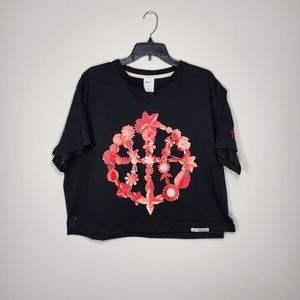 New! Nike Standard Issue Fly Cutoff Crew Crop Top Fashion | Women's Size: Large